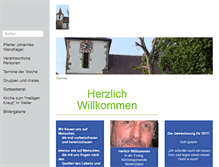 Tablet Screenshot of kirche-weiler.de